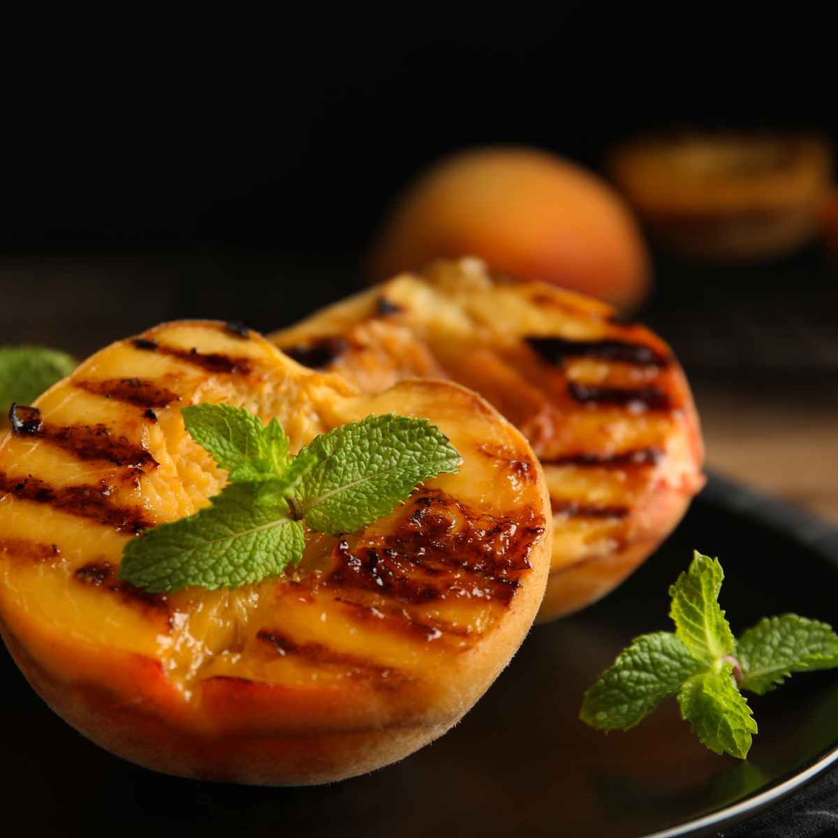 GRILLED PEACHES