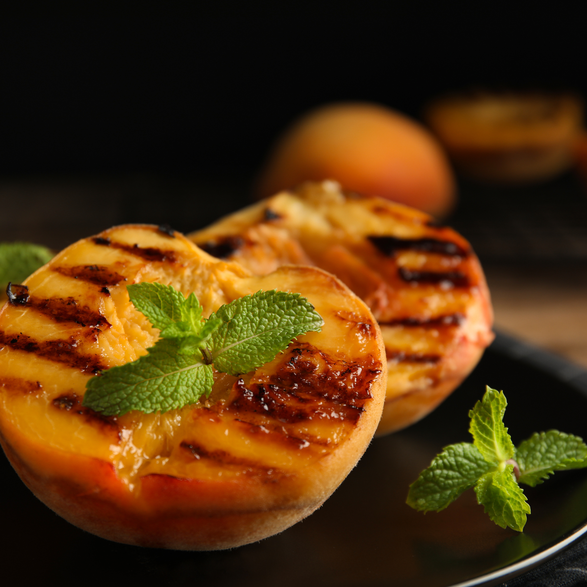 GRILLED PEACHES