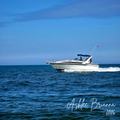 BLUE CANOPY BOAT