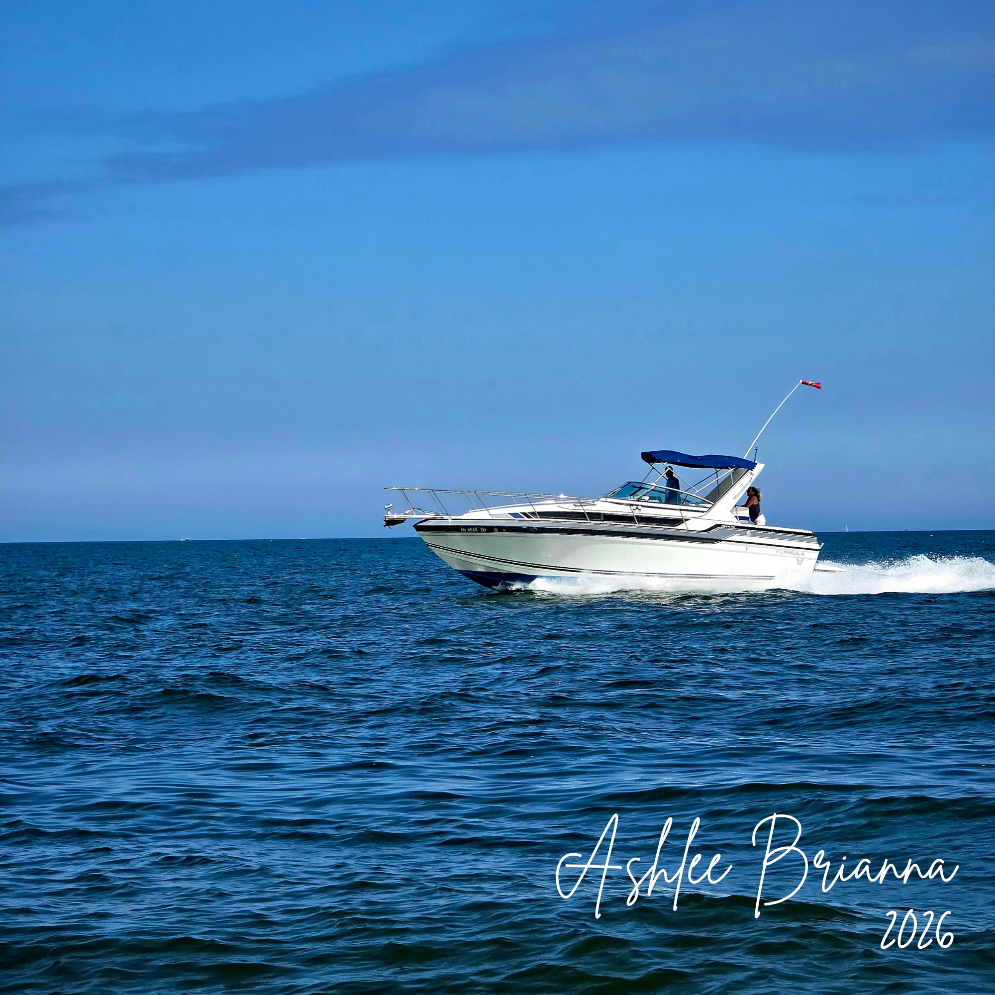 BLUE CANOPY BOAT