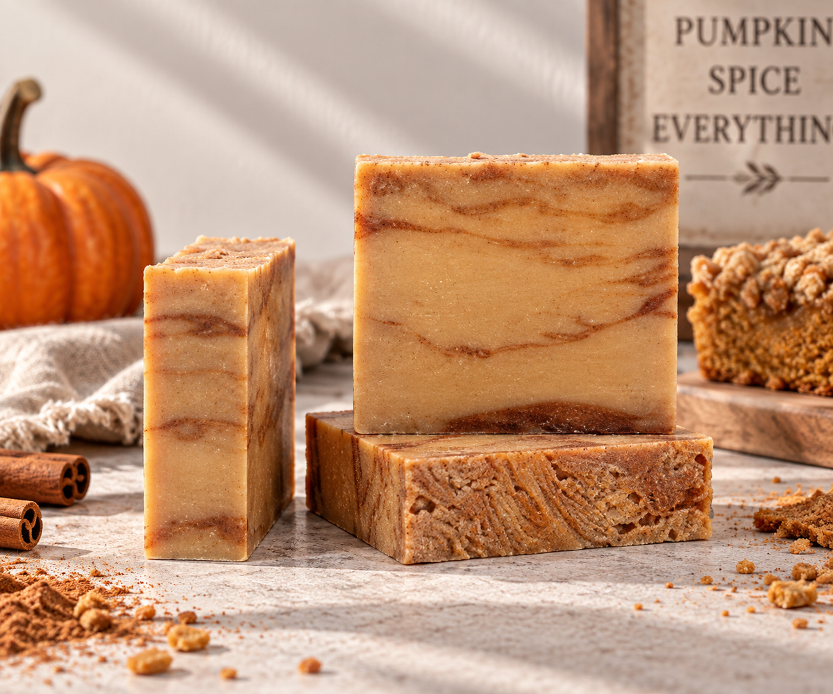 Pumpkin Crunch Cake Bar Soap